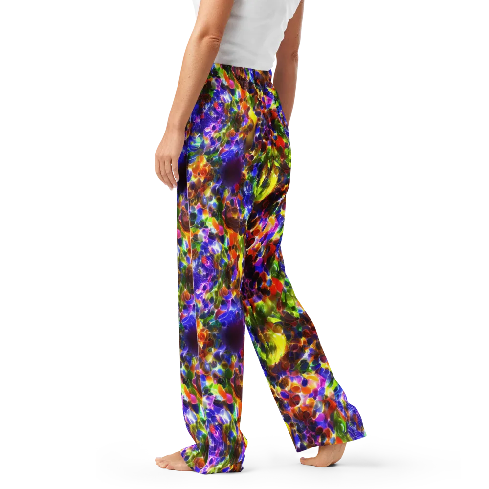 Neon Botanica on Women's Pajama Pants — Left