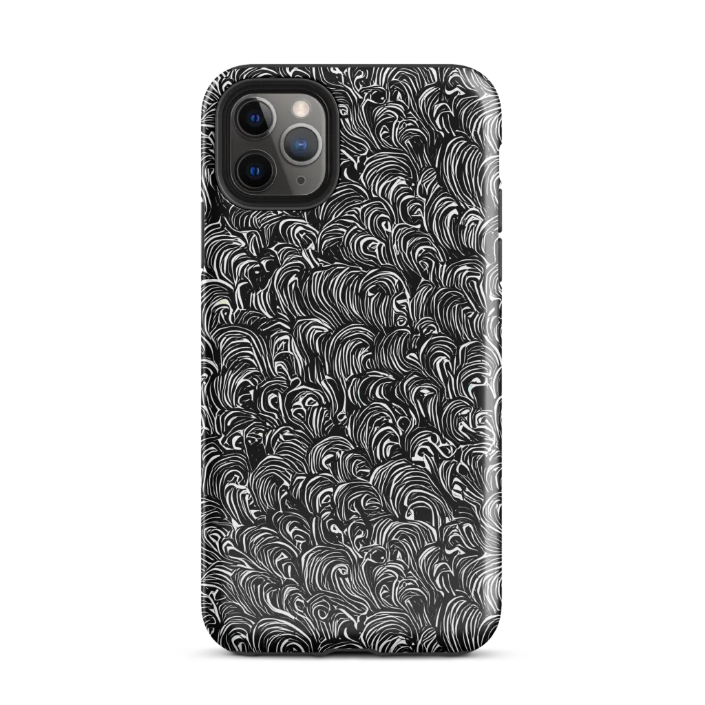 Midnight Feather on Tough Case for iPhone® — Front