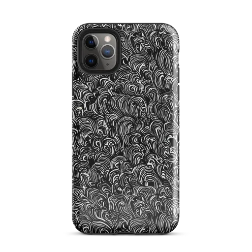 Midnight Feather on a Tough Case for iPhone®