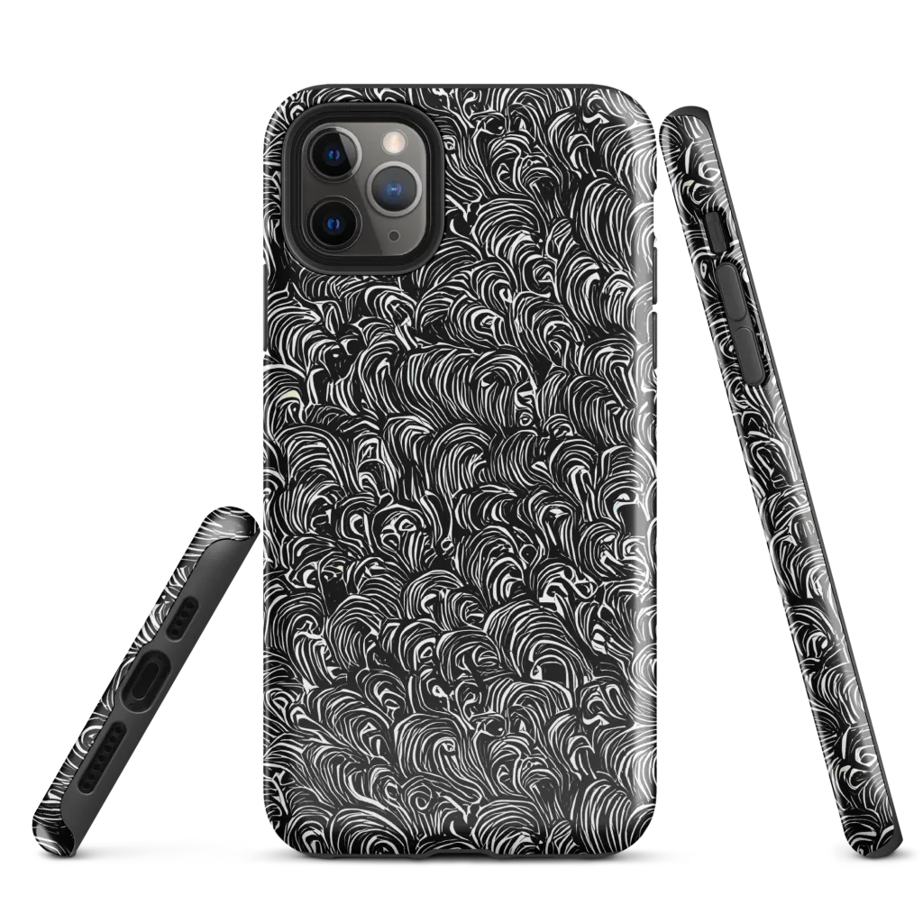 Midnight Feather on Tough Case for iPhone® — Front