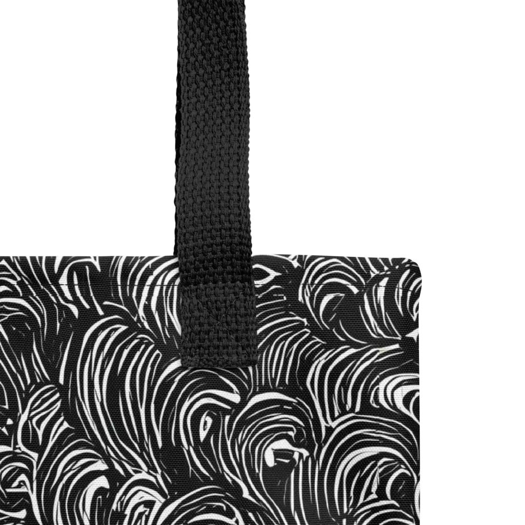 Midnight Feather on Tote Bag — Product details