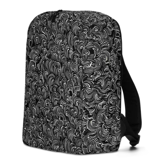 Midnight Feather on a Minimalist Backpack