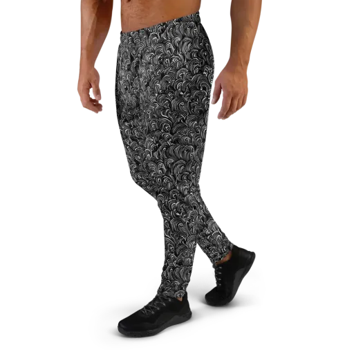Midnight Feather on a Men's Joggers
