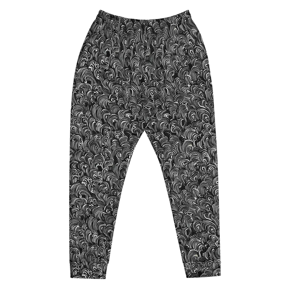 Midnight Feather on Men's Joggers — Front