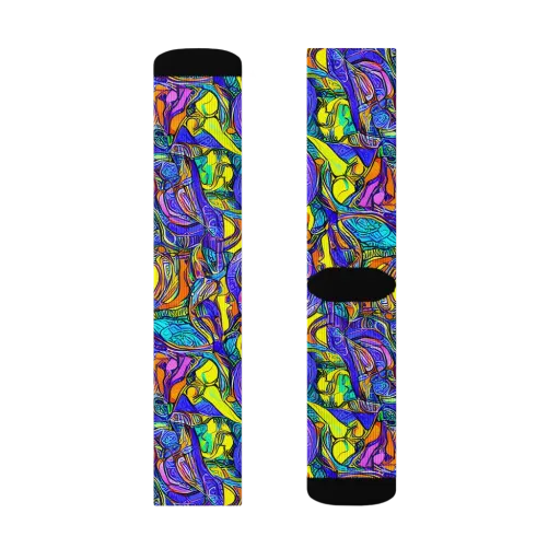 Electric Opulence on a Socks