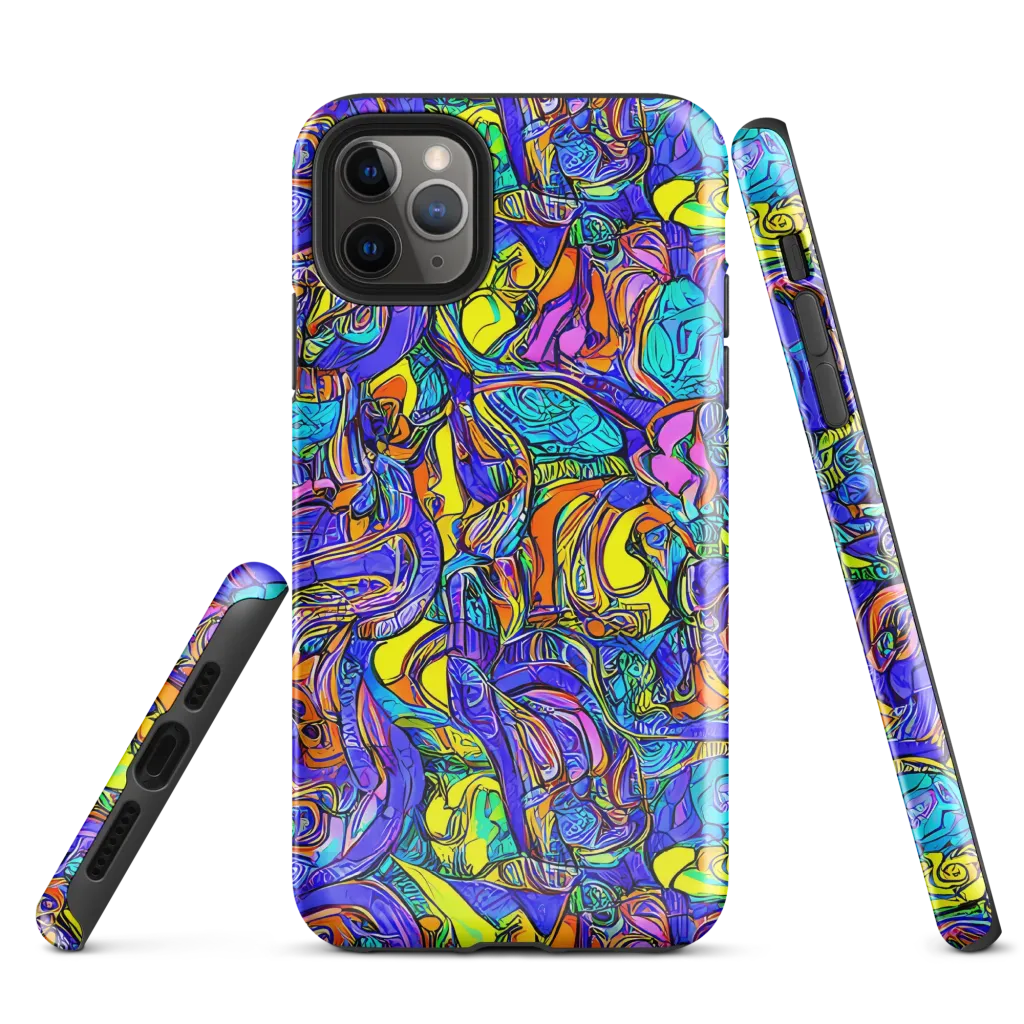 Electric Opulence on Tough Case for iPhone® — Front