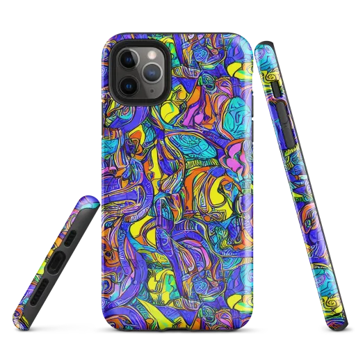 Electric Opulence on a Tough Case for iPhone®