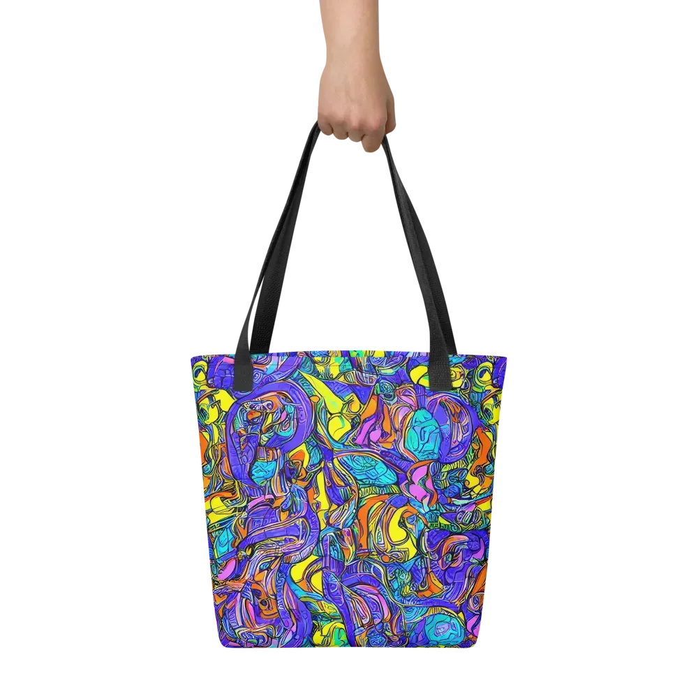 Electric Opulence on Tote Bag — Front