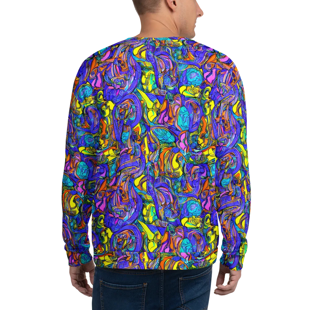 Electric Opulence on Sweatshirt — Back