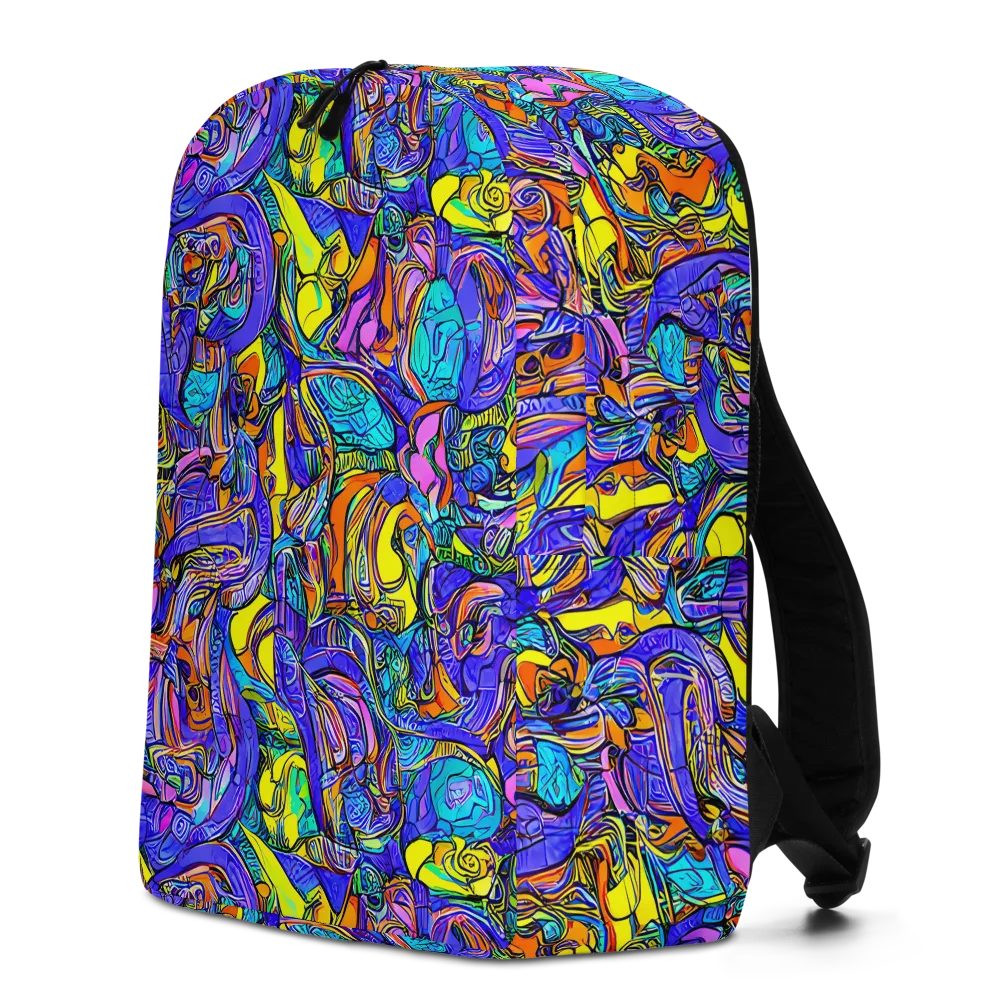 Electric Opulence on Minimalist Backpack — Left