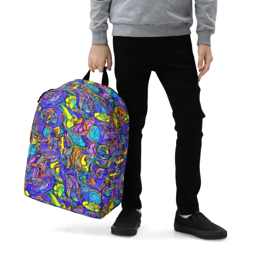 Electric Opulence on a Minimalist Backpack