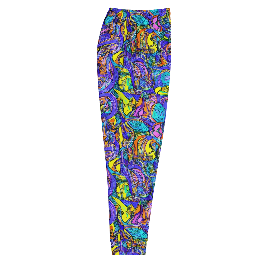 Electric Opulence on Men's Joggers — Right