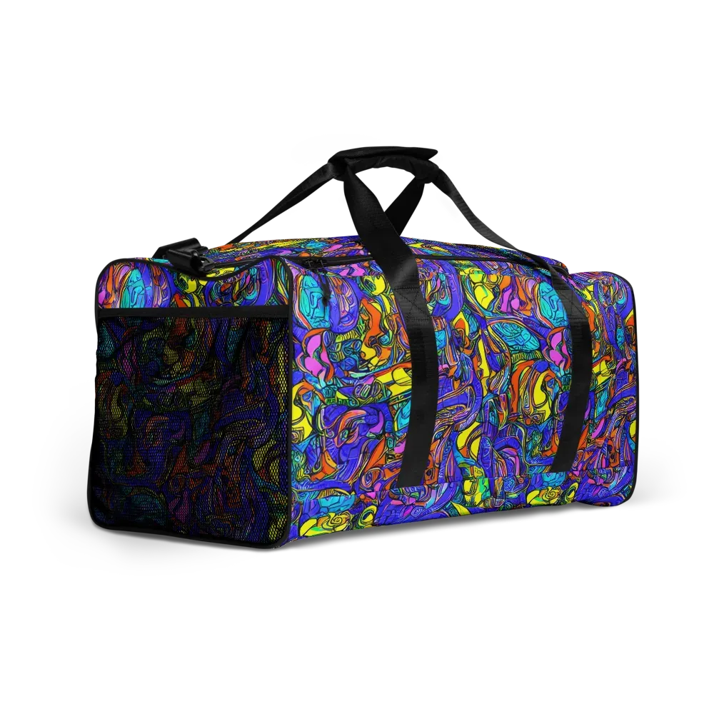 Electric Opulence on Duffle Bag — Right Front