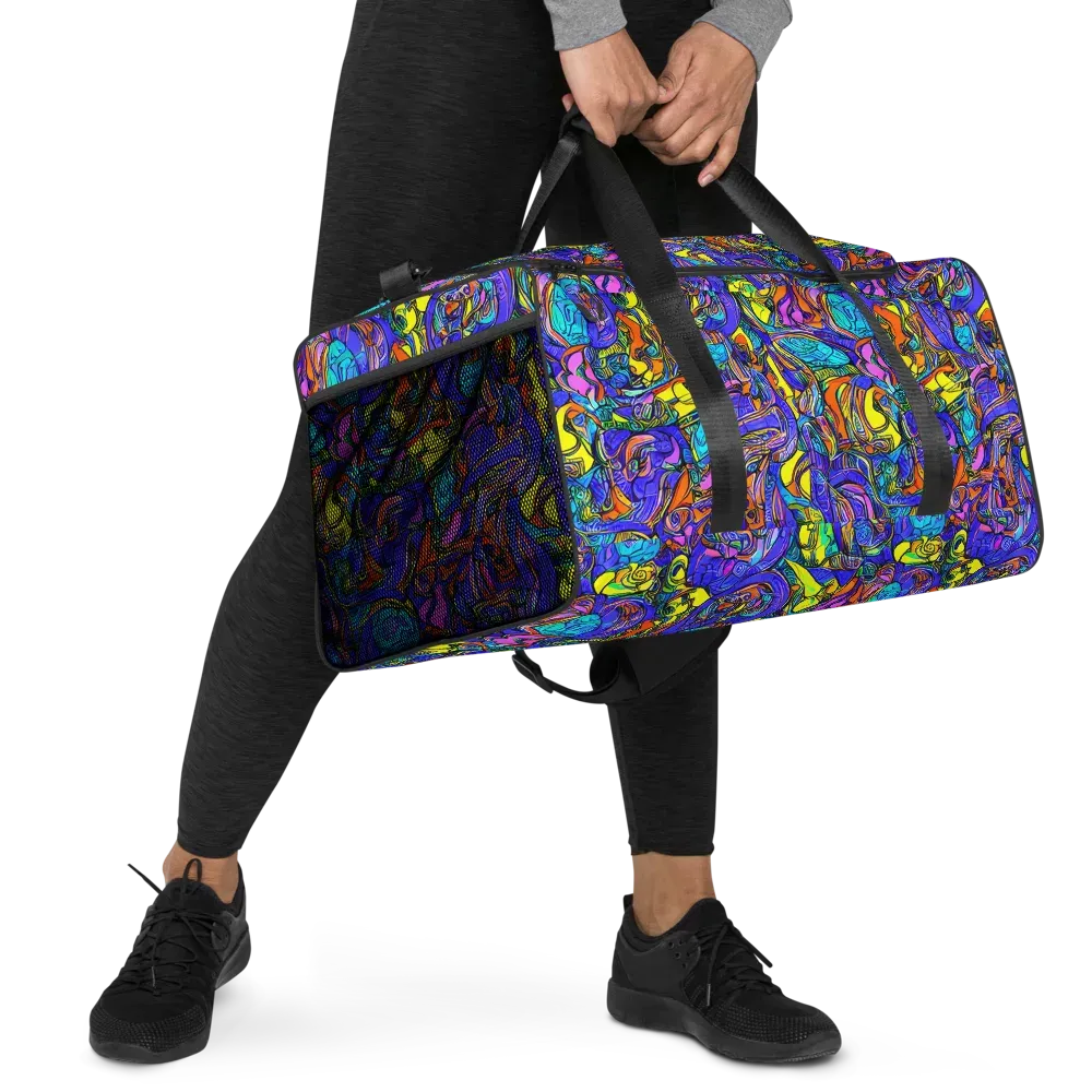 Electric Opulence on Duffle Bag — Right Front