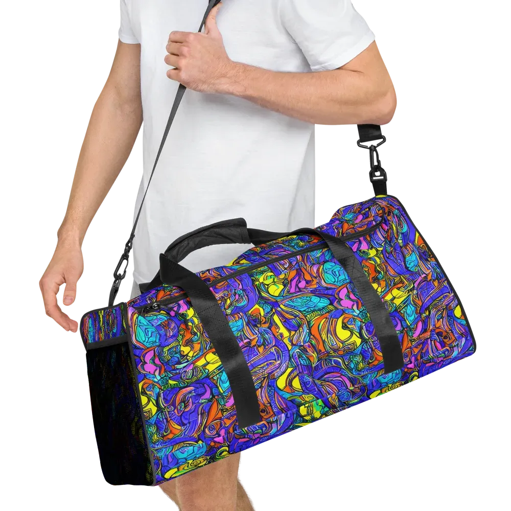 Electric Opulence on Duffle Bag — Right Front