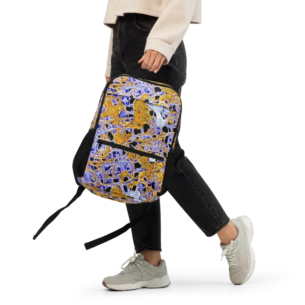 Cobalt Conflagration on Utility Backpack — Front
