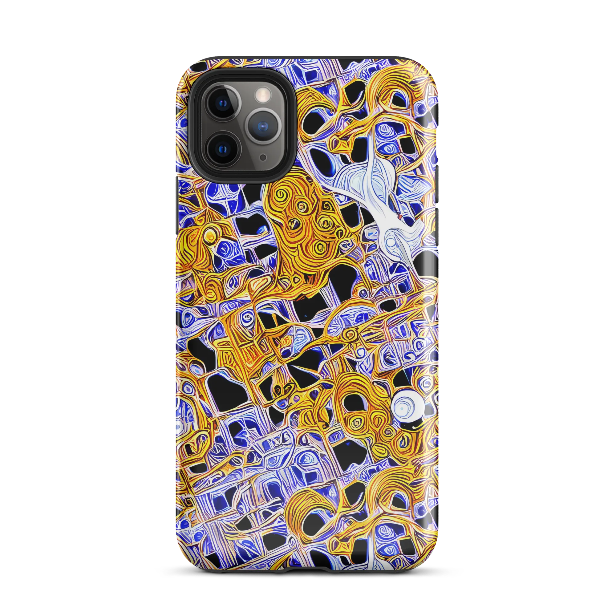 Cobalt Conflagration on Tough Case for iPhone® — Front