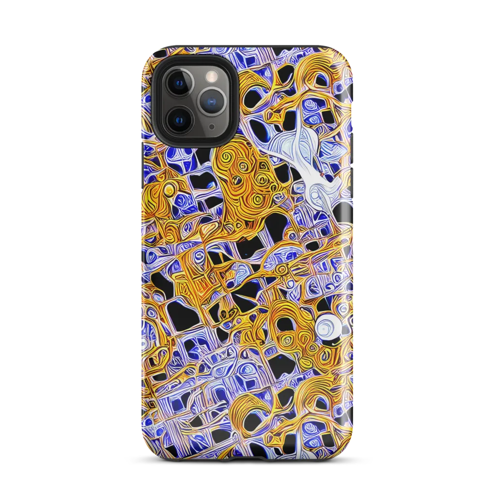 Cobalt Conflagration on Tough Case for iPhone® — Front
