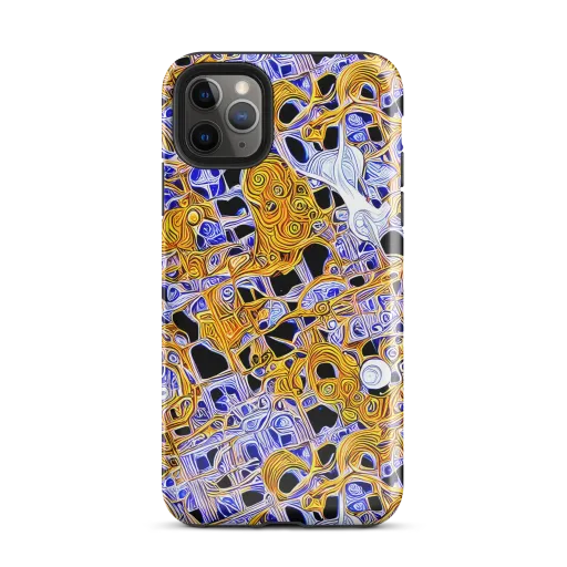Cobalt Conflagration on a Tough Case for iPhone®