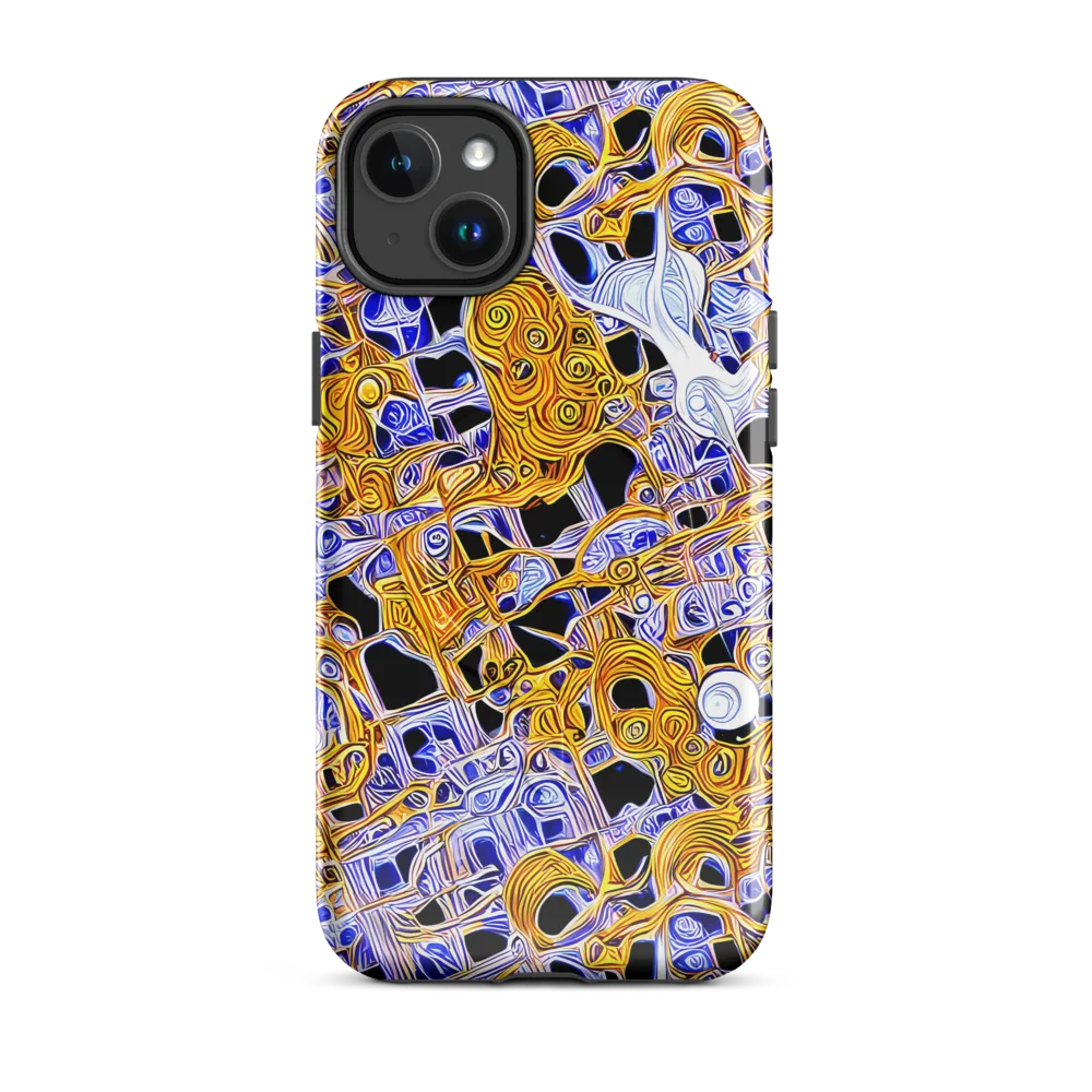 Cobalt Conflagration on MagSafe Tough Case for iPhone® — Front