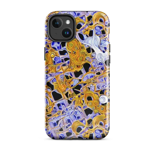 Cobalt Conflagration on a MagSafe Tough Case for iPhone®