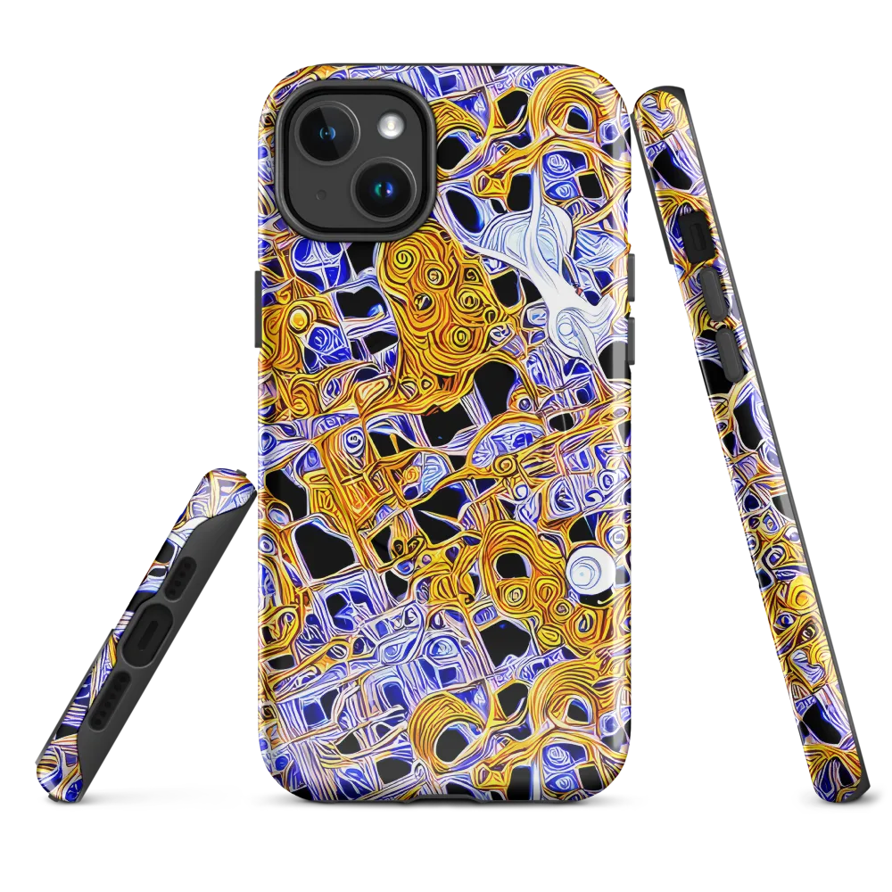 Cobalt Conflagration on MagSafe Tough Case for iPhone® — Front