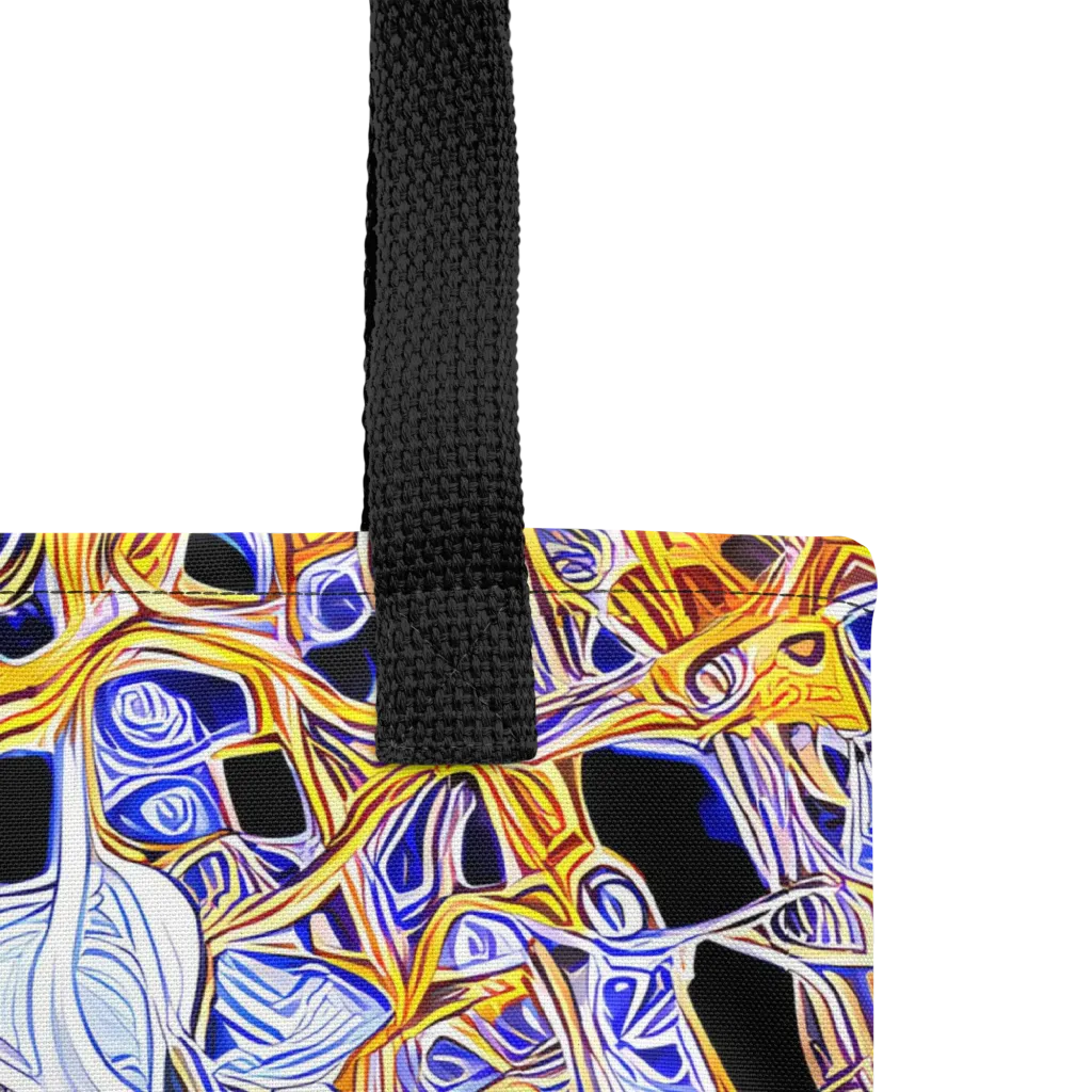 Cobalt Conflagration on Tote Bag — Product details