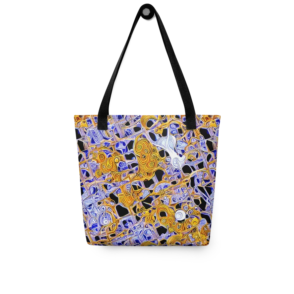 Cobalt Conflagration on Tote Bag — Front