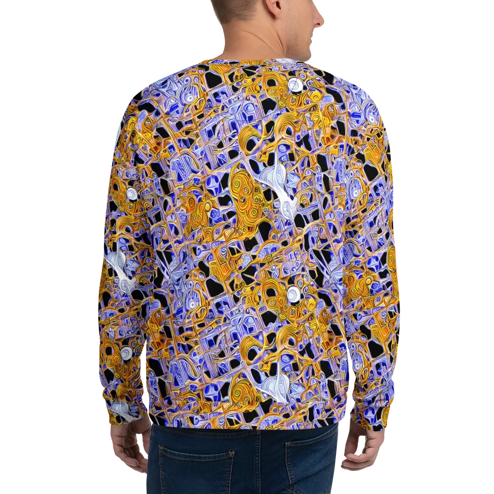 Cobalt Conflagration on Sweatshirt — Back