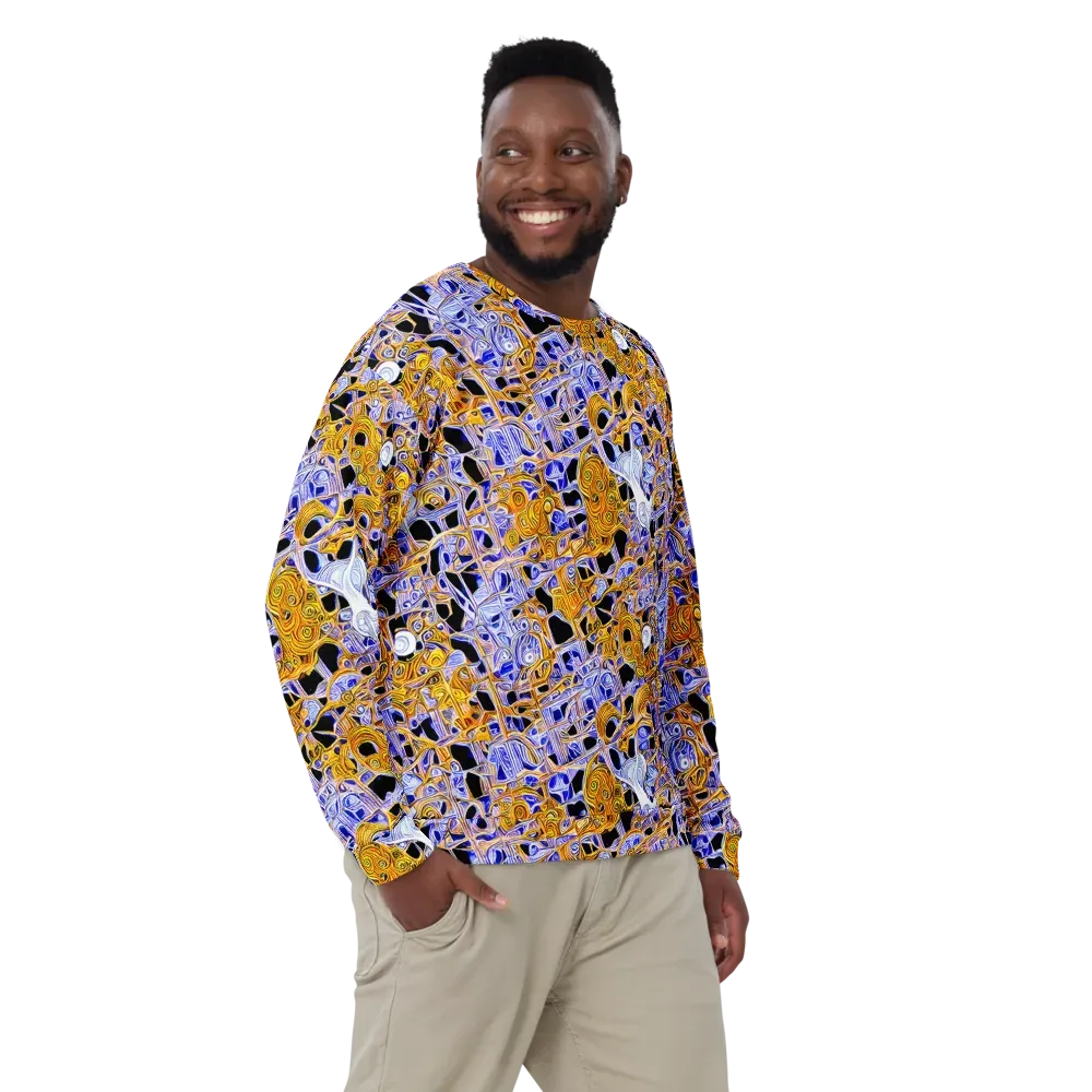 Cobalt Conflagration on Sweatshirt — Front