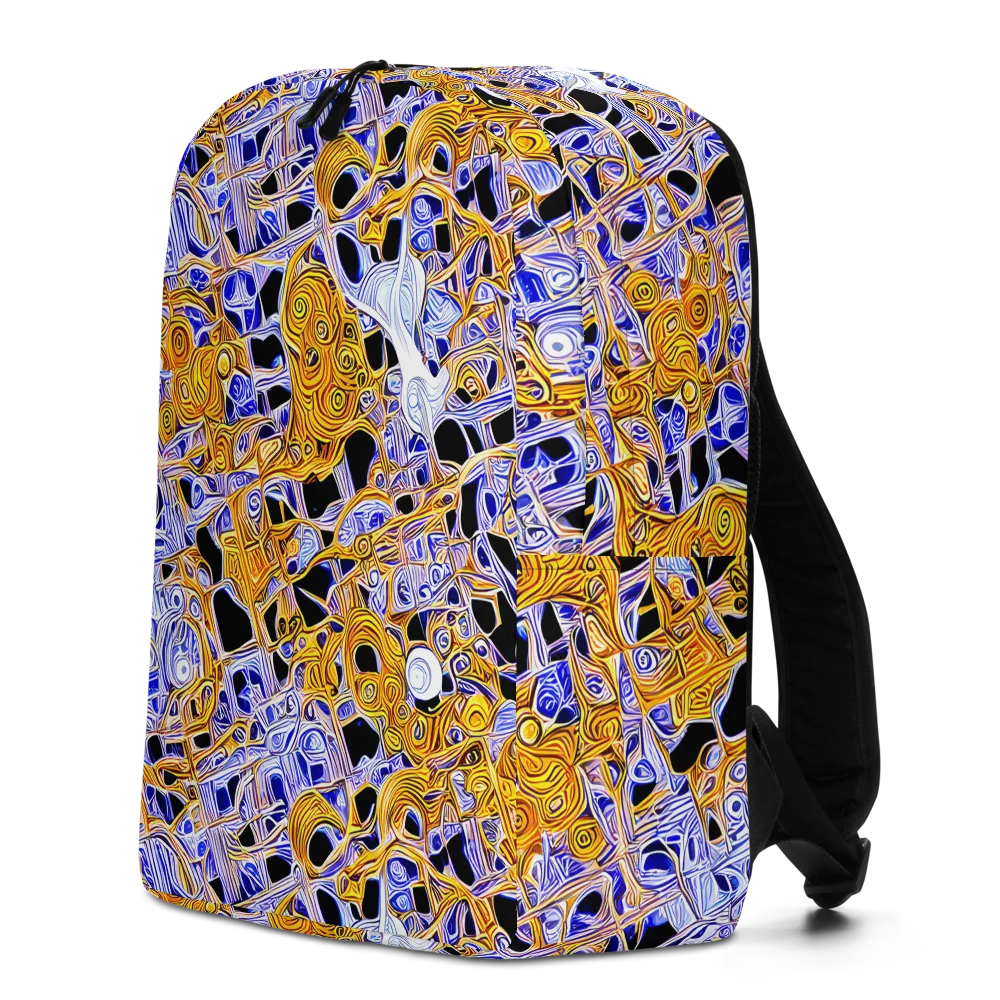 Cobalt Conflagration on Minimalist Backpack — Left