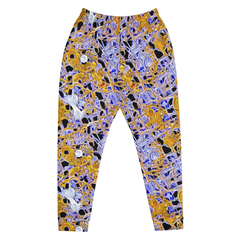 Cobalt Conflagration on Men's Joggers — Front