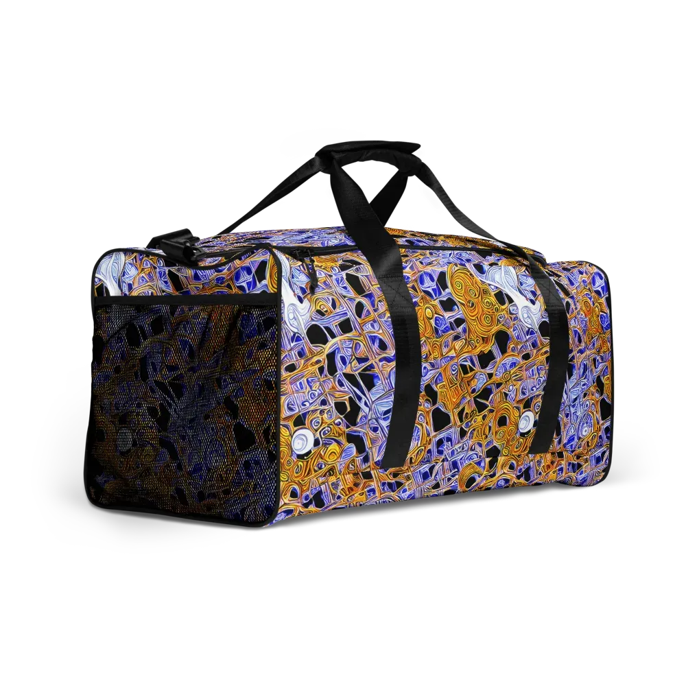 Cobalt Conflagration on Duffle Bag — Right Front