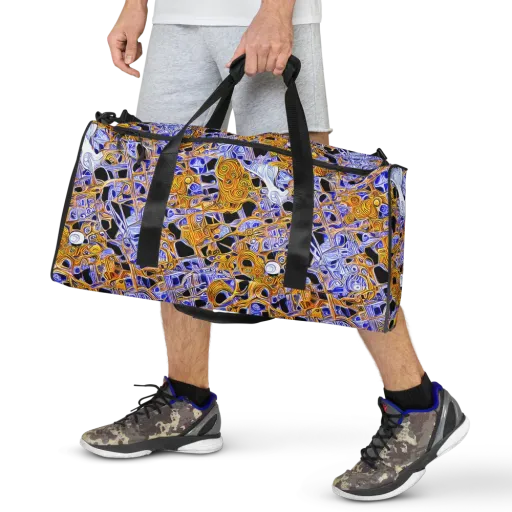 Cobalt Conflagration on a Duffle Bag