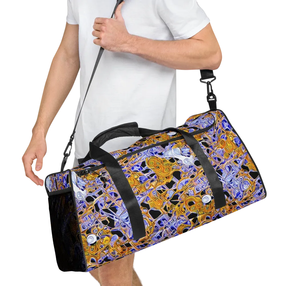 Cobalt Conflagration on Duffle Bag — Right Front