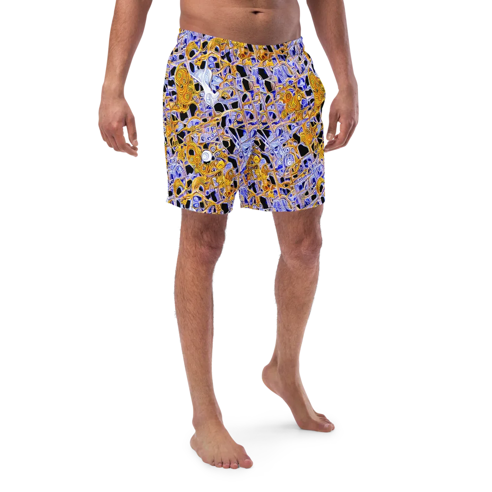 Cobalt Conflagration on Swim Trunks — Front