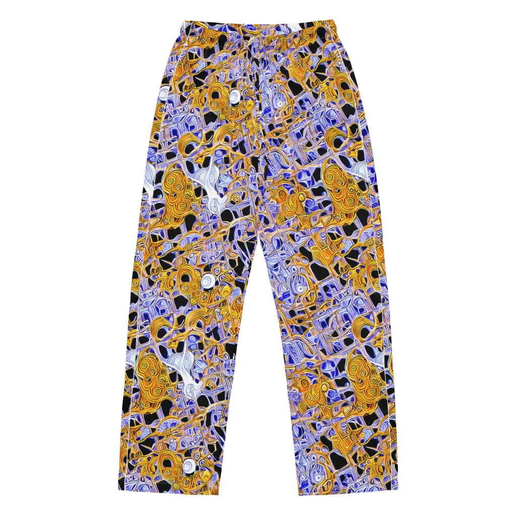 Cobalt Conflagration on Women's Pajama Pants — Front