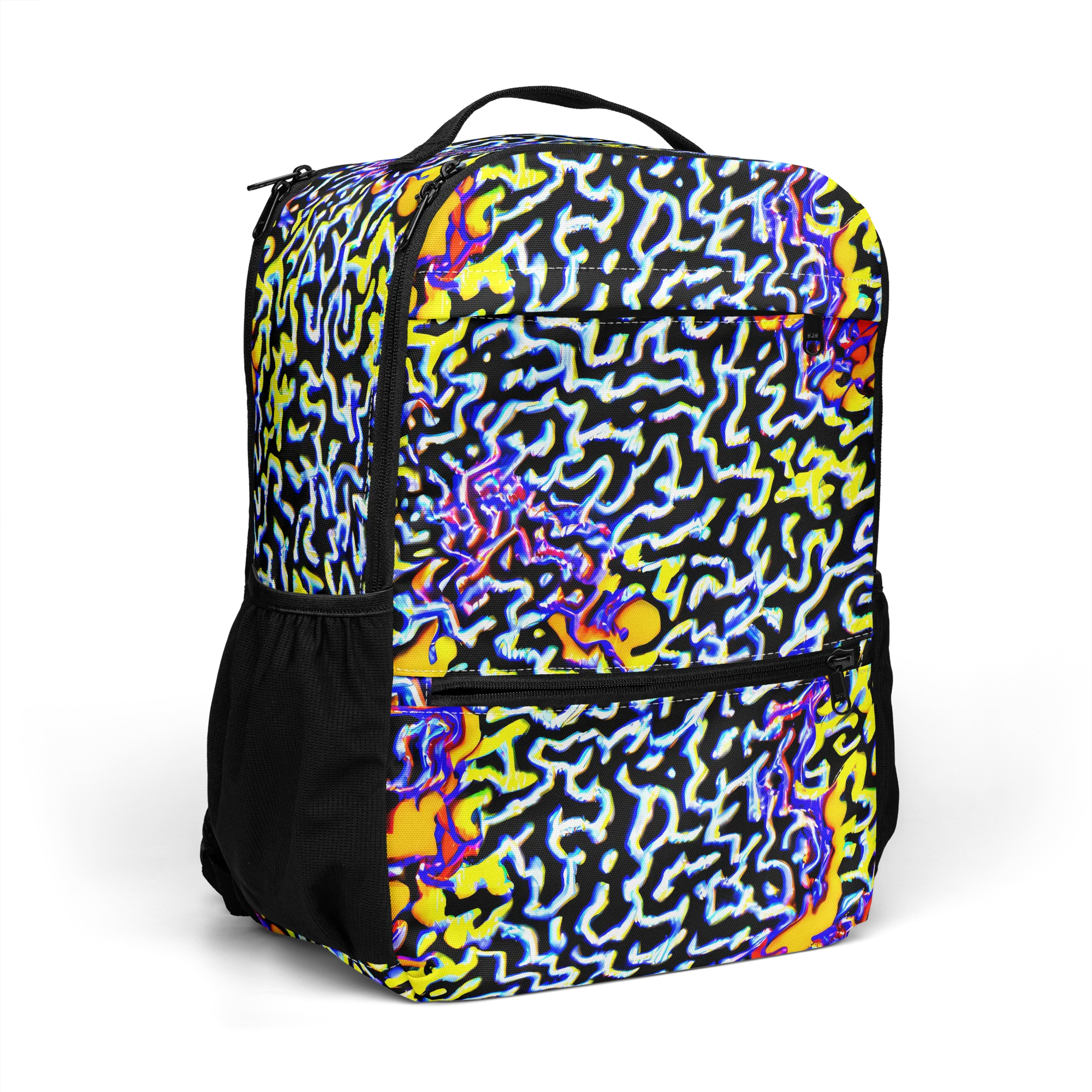 Acid Script on Utility Backpack — Right Front