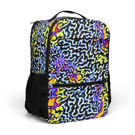 Acid Script on a Utility Backpack