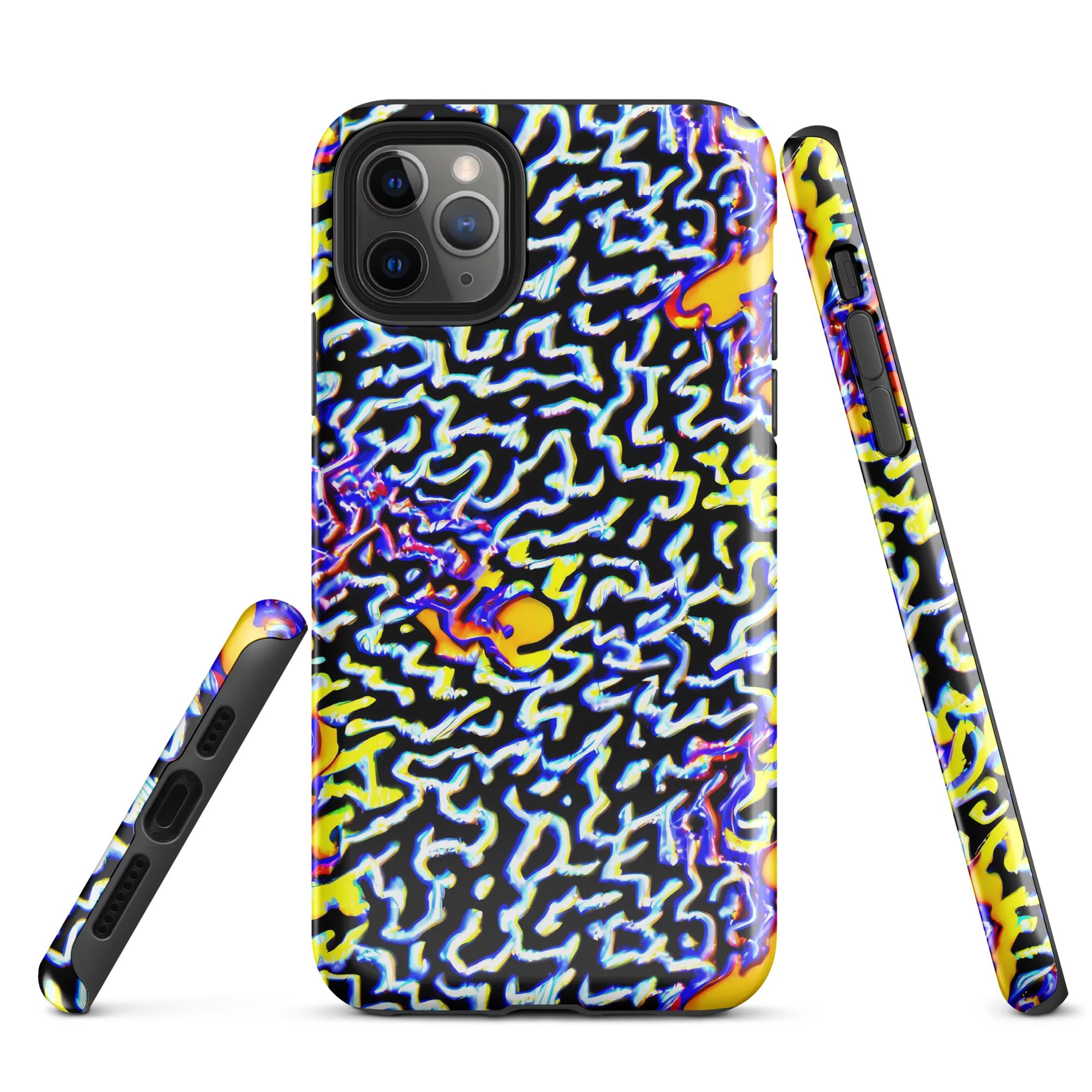 Acid Script on Tough Case for iPhone® — Front