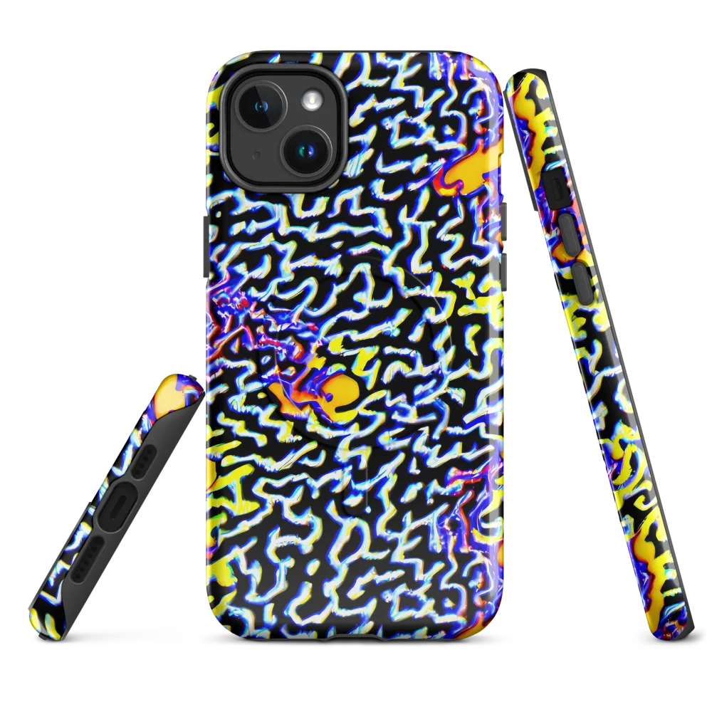 Acid Script on MagSafe Tough Case for iPhone® — Front