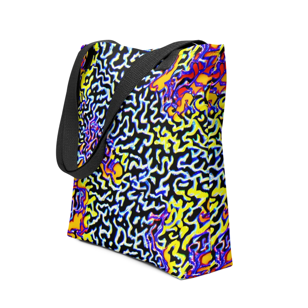 Acid Script on Tote Bag — Front