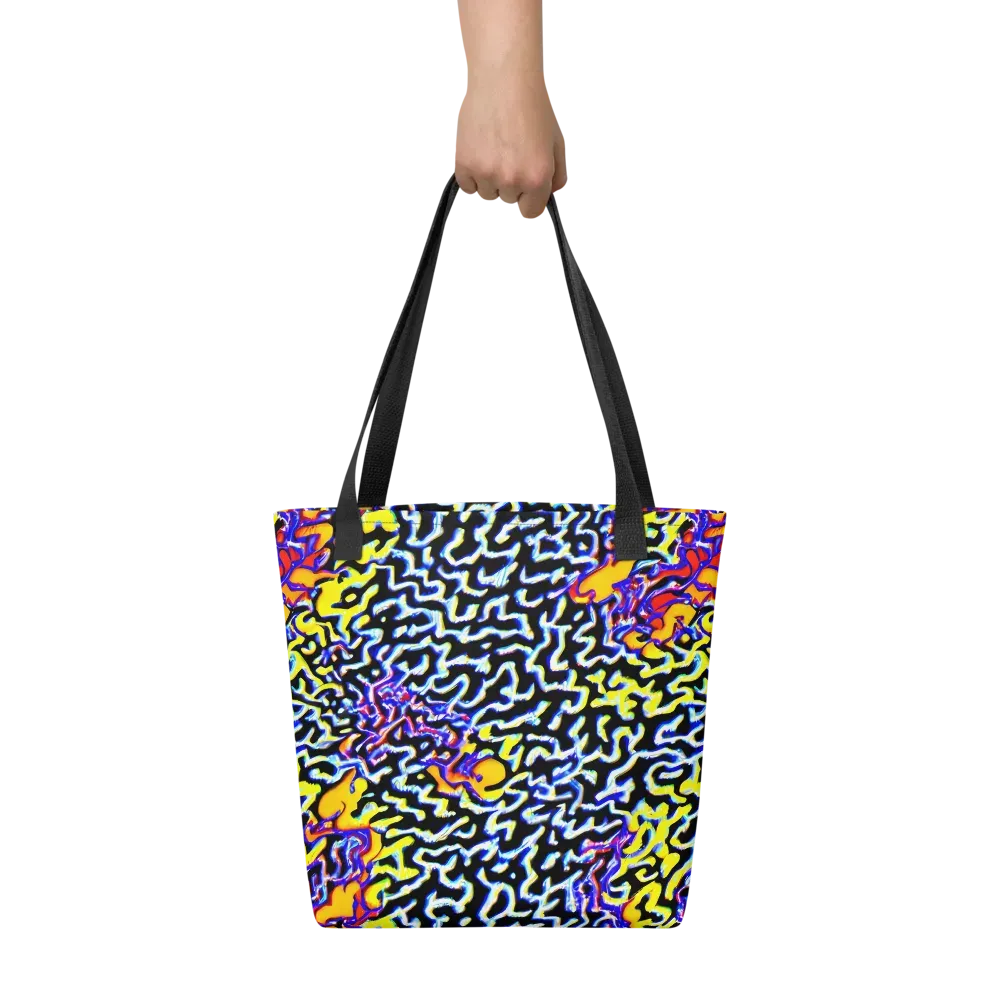 Acid Script on Tote Bag — Front