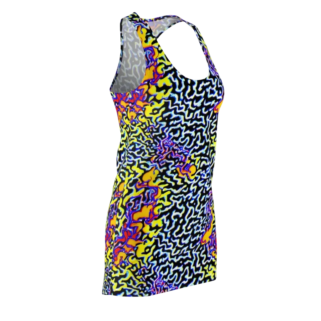 Acid Script on Racerback Dress — Front Side