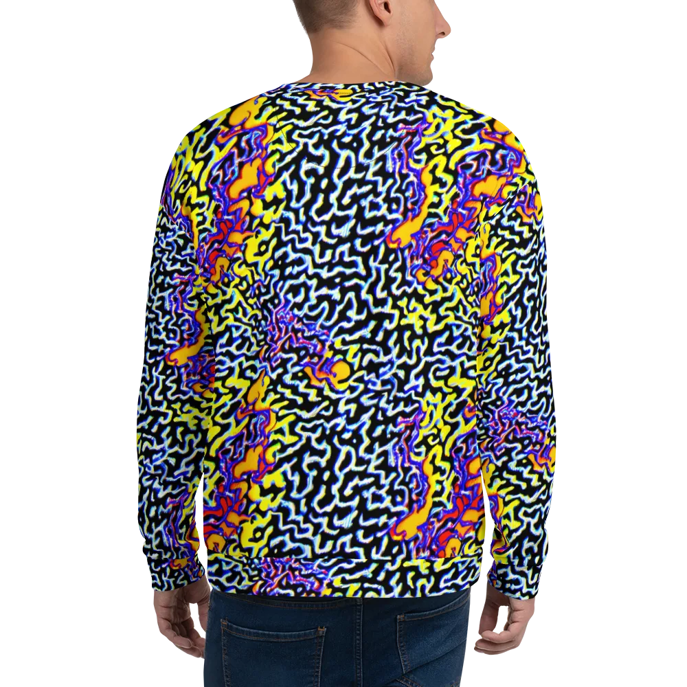 Acid Script on Sweatshirt — Back