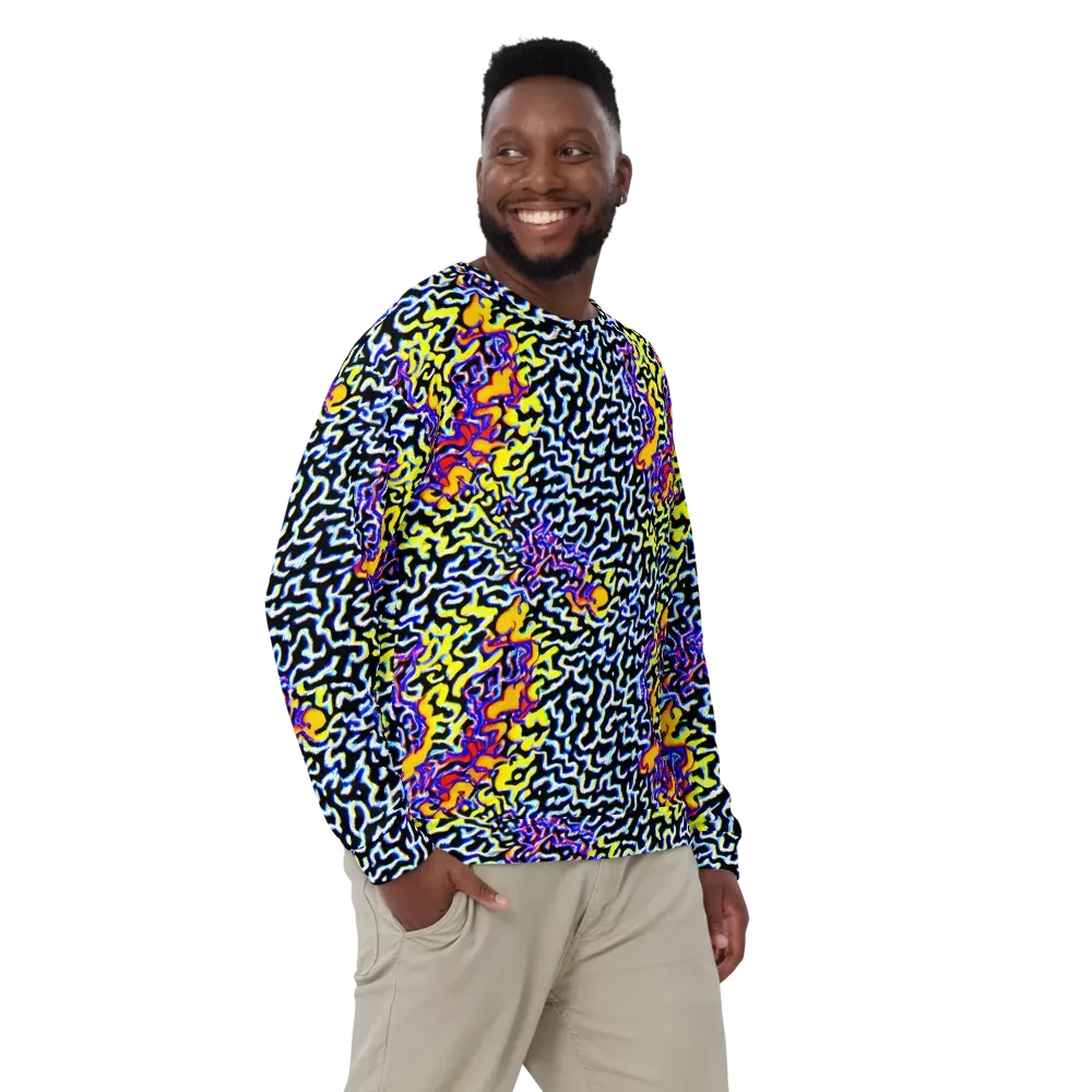 Acid Script on Sweatshirt — Front