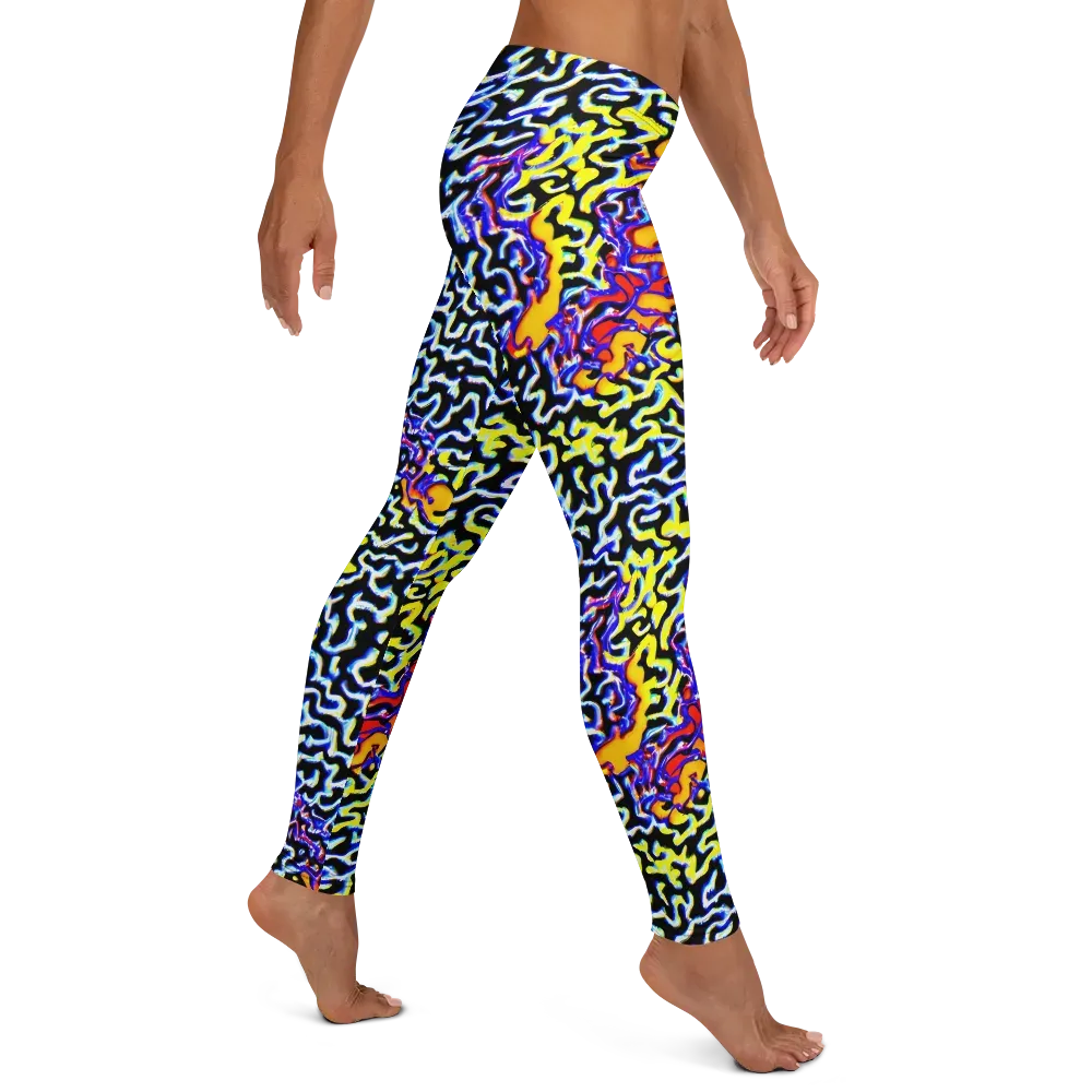 Acid Script on Leggings — Right