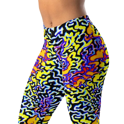 Acid Script on a Leggings