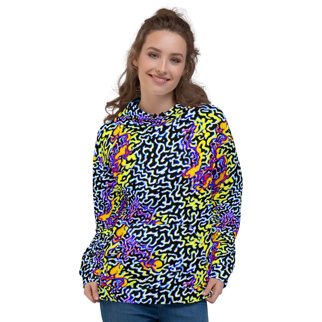 Acid Script on Hoodie — Front