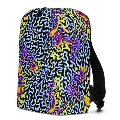 Acid Script on a Minimalist Backpack